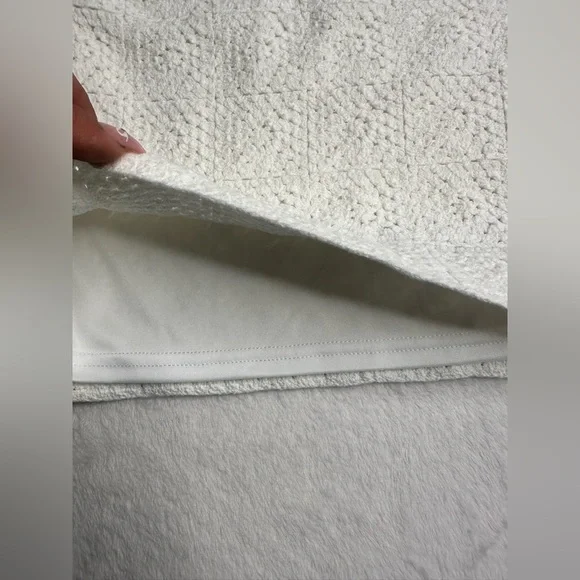 Art Class Sweater Knit Skirt Girls Size Medium 7/8 White Elastic Waist Lined - Picture 6 of 10